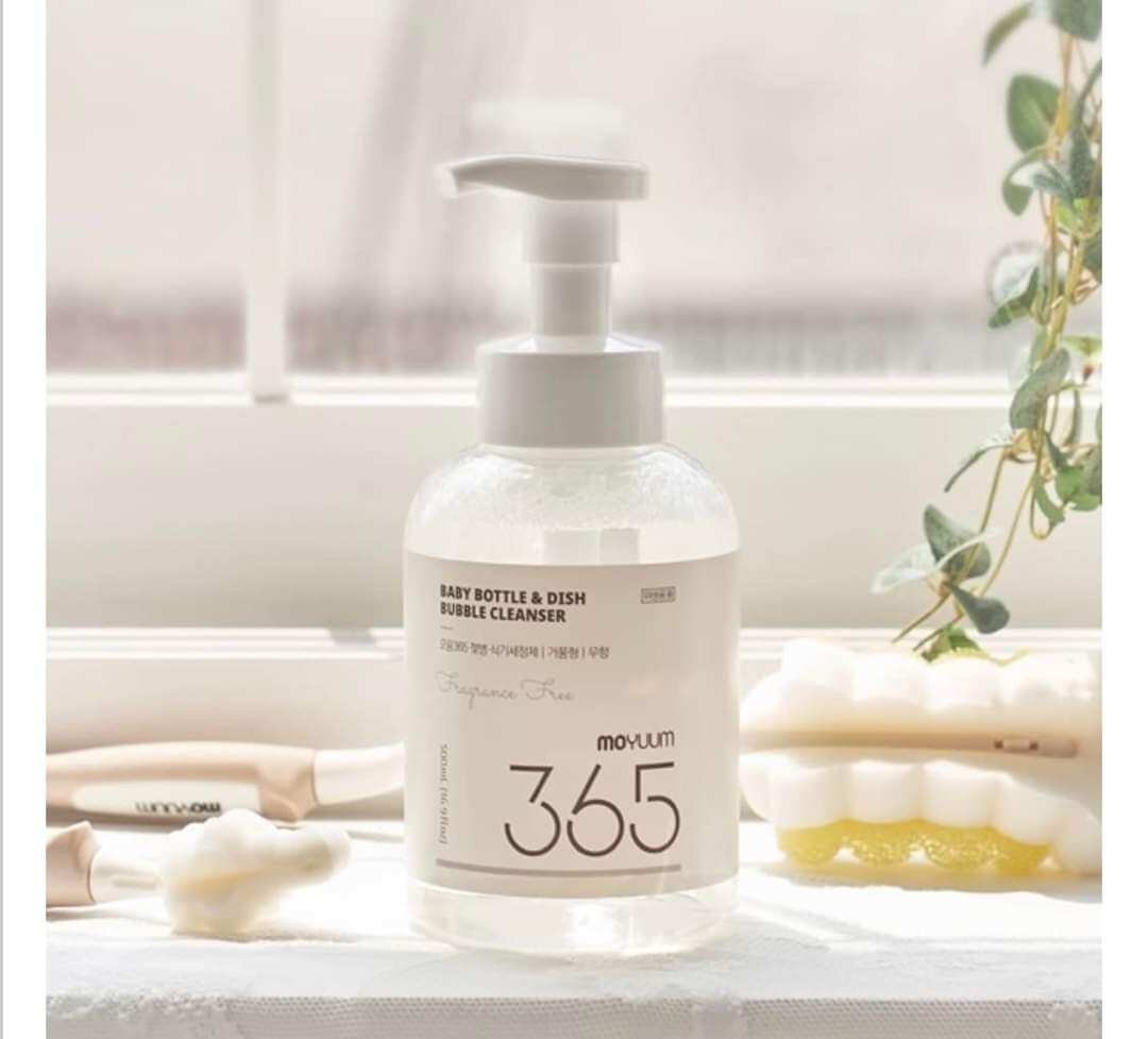 Nước rửa bình sữa Moyuum Hàn quốc cho bé 500ml dạng bọt, 600ml dạng gel