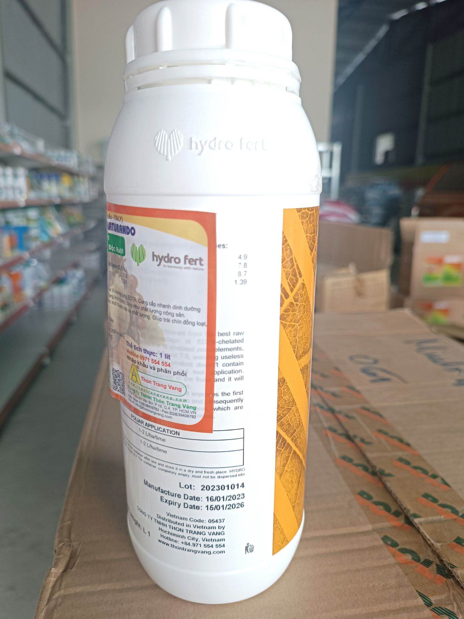 Phân bón lá cao cấp qua lá MATURANDO chai 1 lít