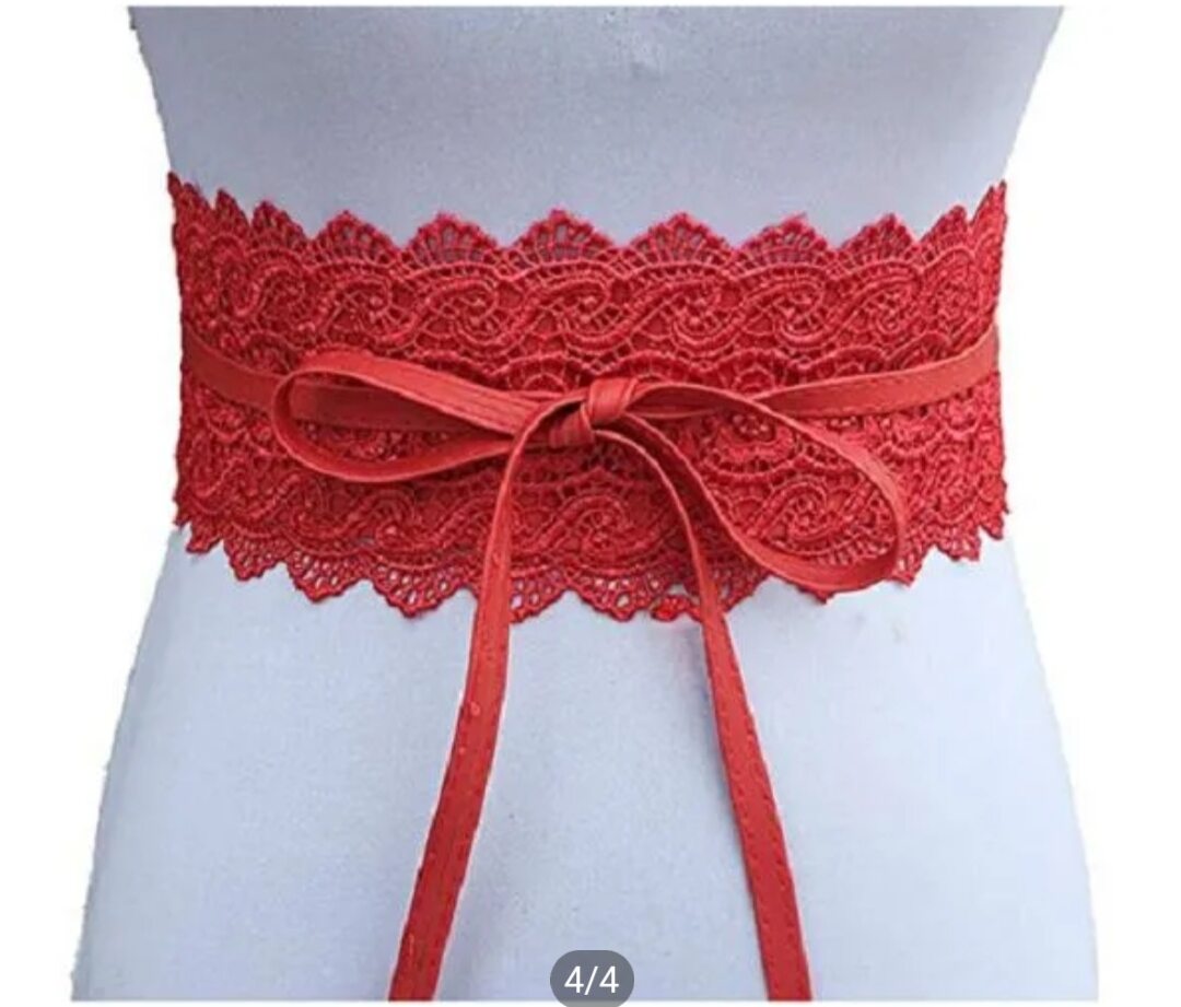 Thắt lưng nữ lace, Dây nịt ren đẹp