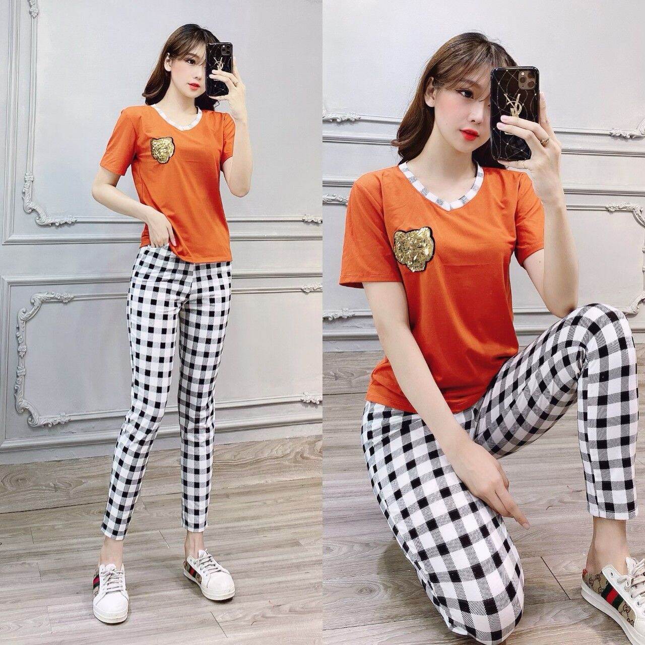Đồ bộ thể thao thun cotton mát mịn size 40-64kg