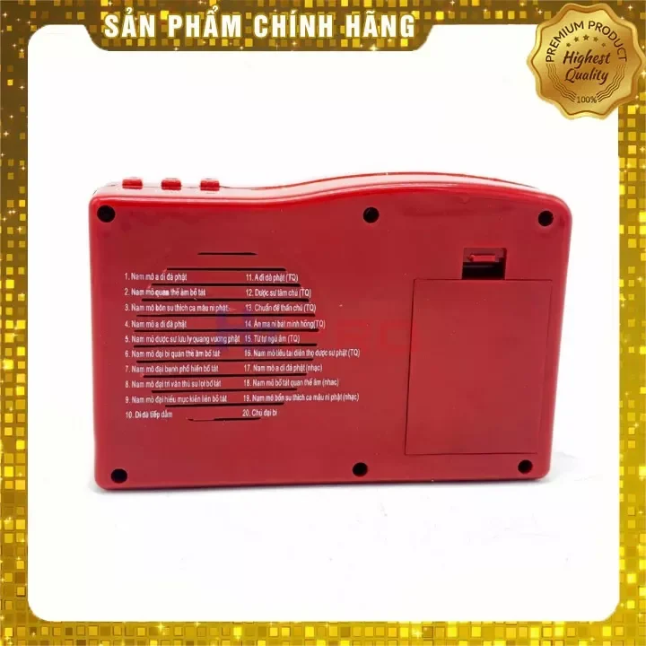MÁY NIỆM PHẬT 20 BÀI - ĐÀI NIỆM PHẬT 20 BÀI