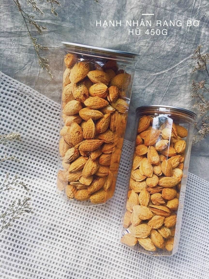 Hủ 450g hạnh nhân rang bơ của mỹ