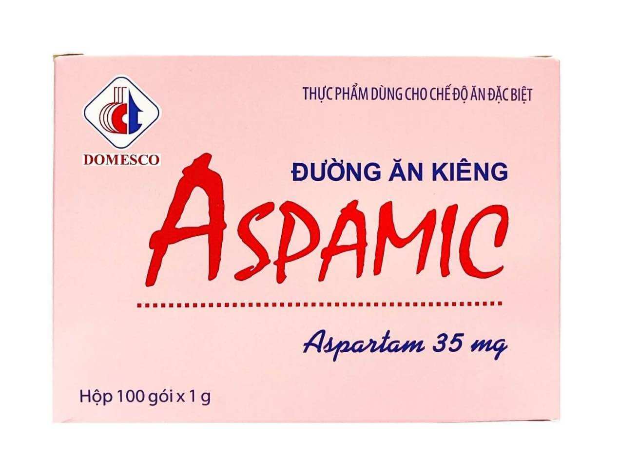 Đường ăn kiêng Aspamic 100 gói