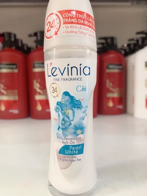 Lăn khử mùi L'evinia trắng da Ngọc trai 65g