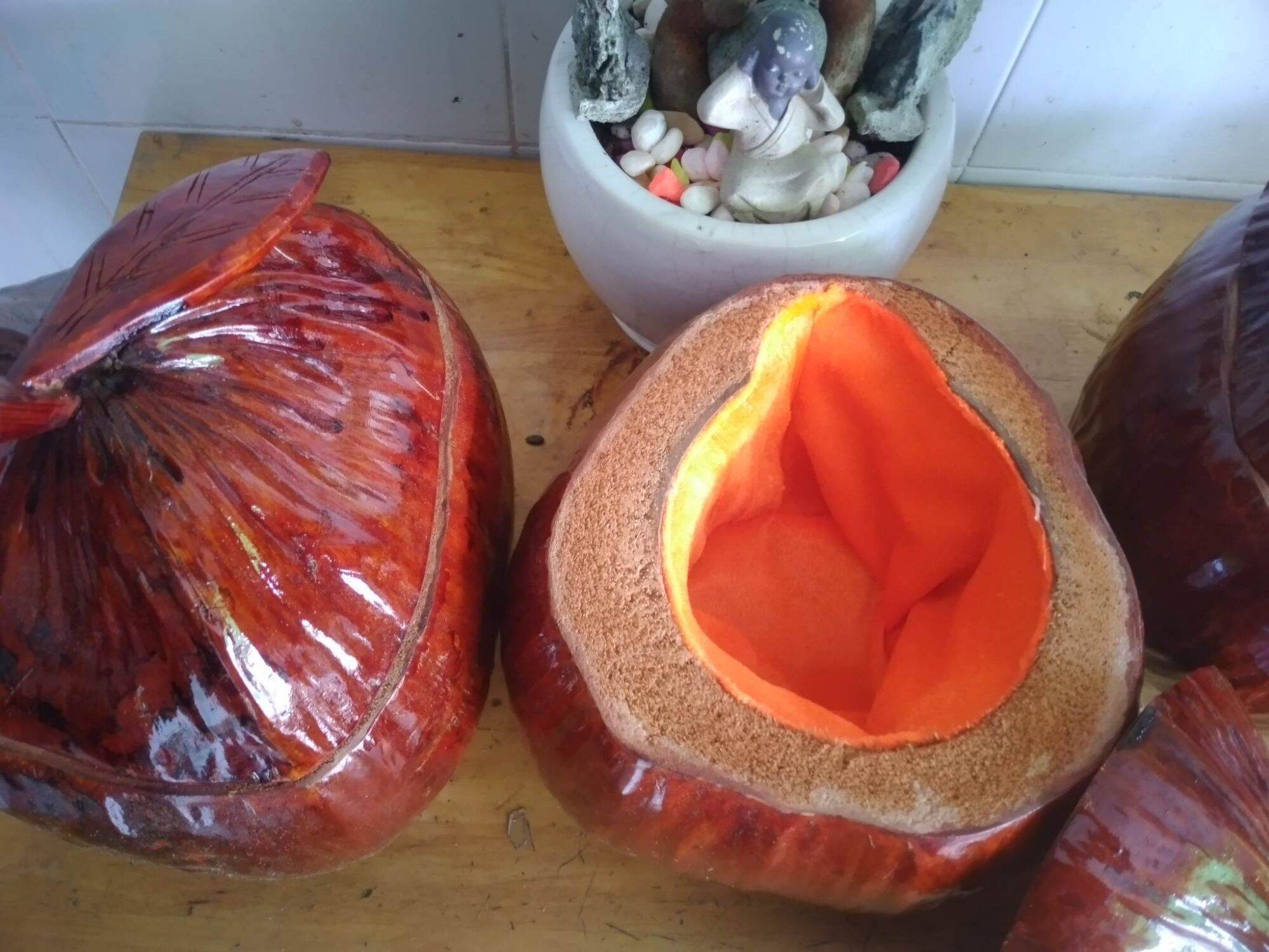 bình giữ nhiệt ấm trà trái dừa