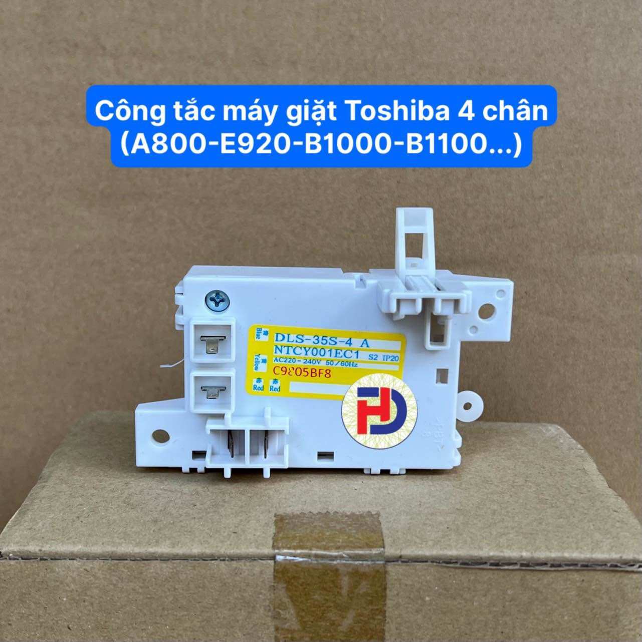 Khoá cửa máy giặt Toshiba A800 - công tắc máy giặt Toshiba a800