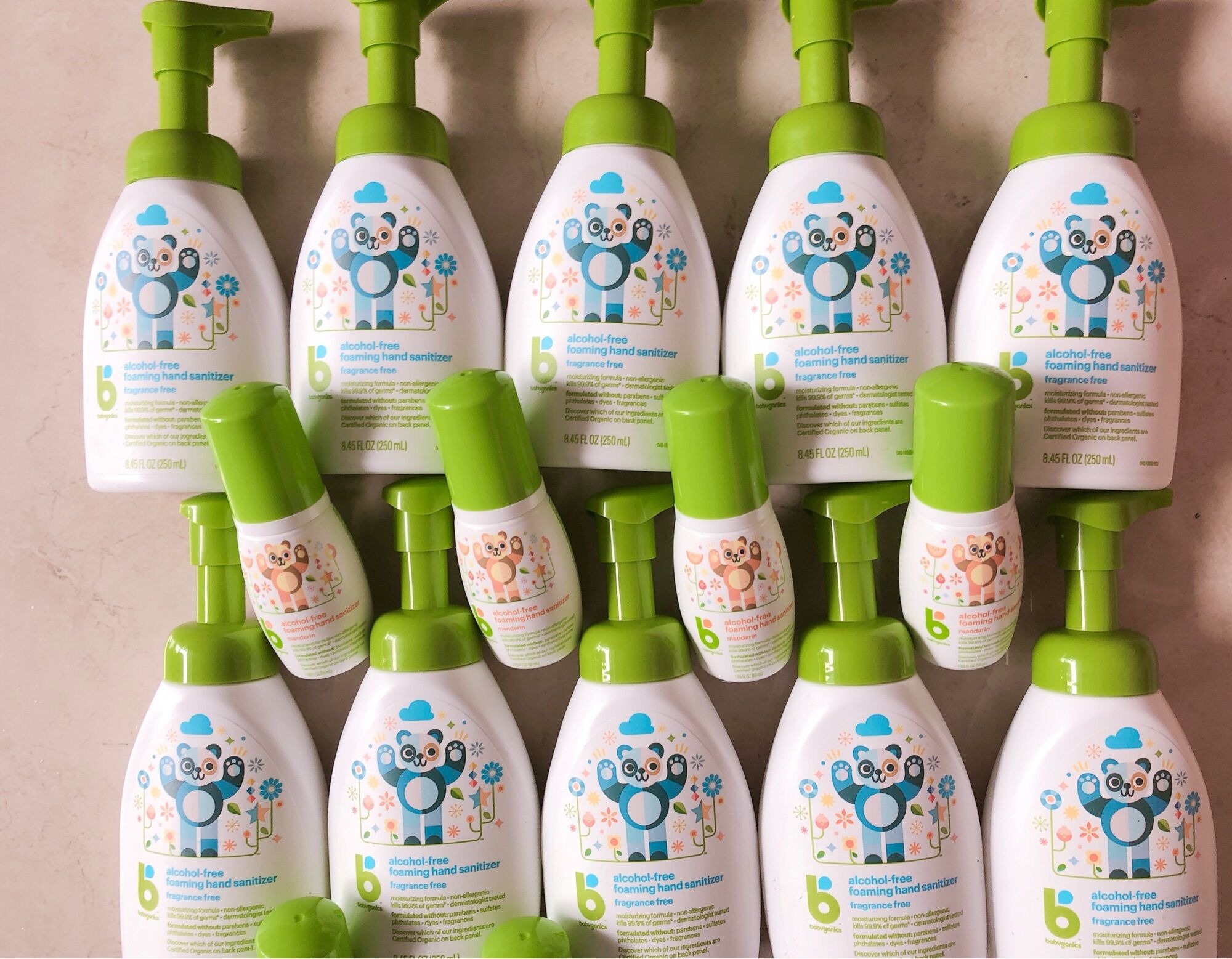 [Hàng Air Mỹ]Rửa tay khô Babyganics cho bé 2026