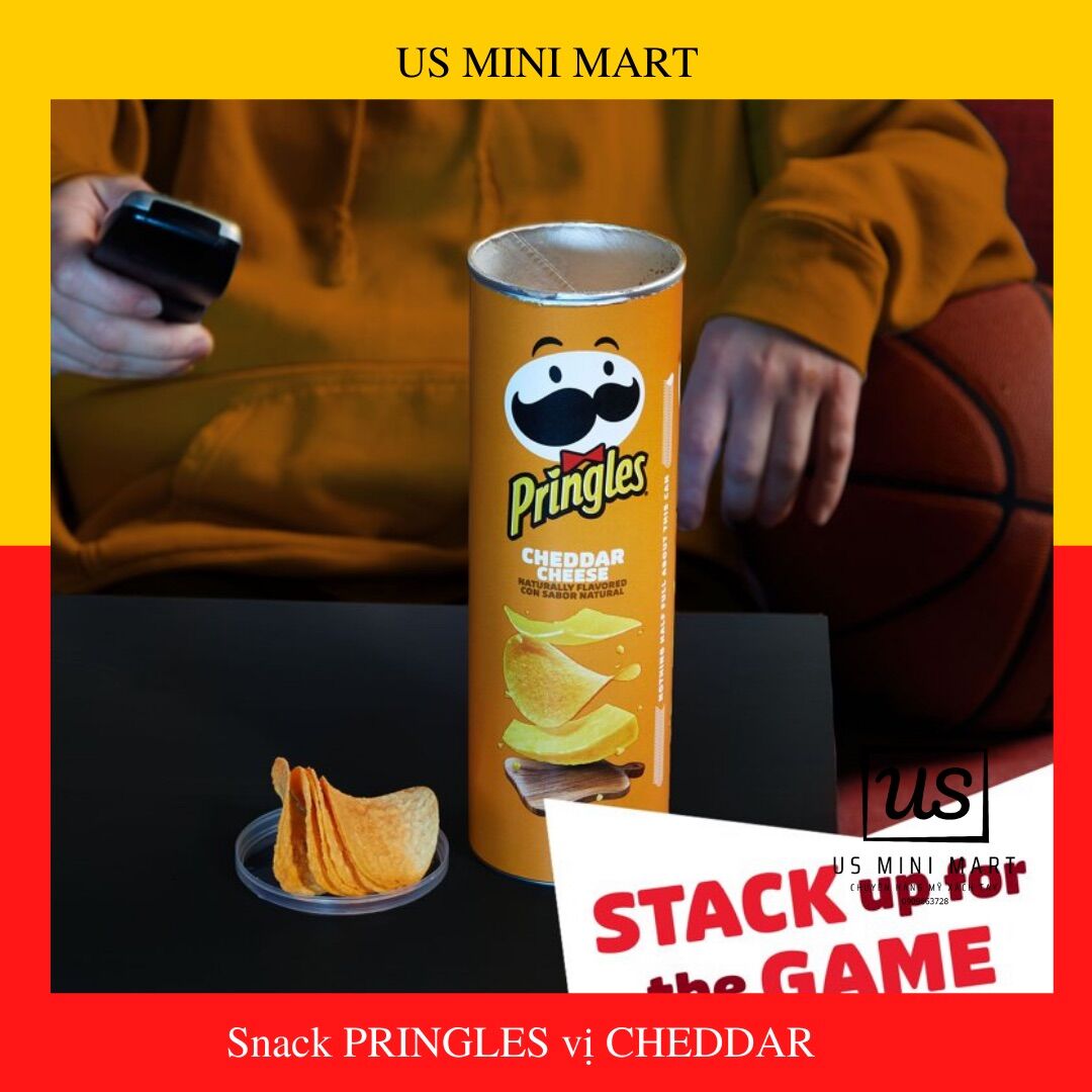 Snack khoai tây Pringles,nhiều vị,giòn tan