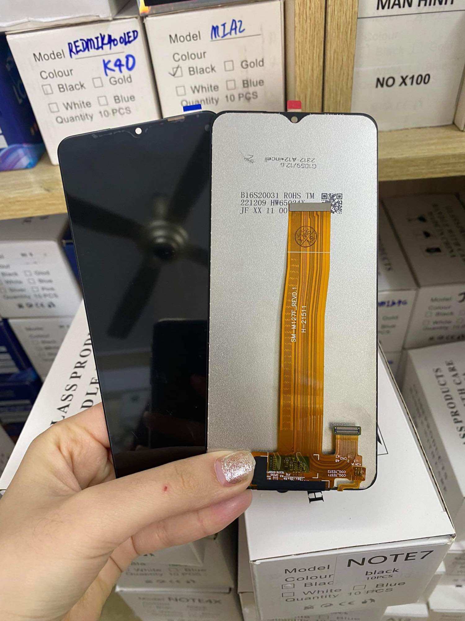 Màn hình samsung galaxy m127 / a125 / m12 / m02 / a02 /a12- màn hình nguyên bộ samsung