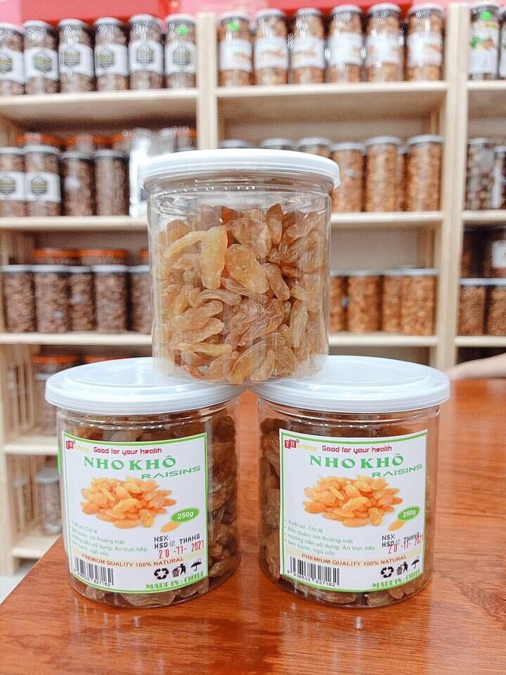 Nho khô Chile hộp 250gr