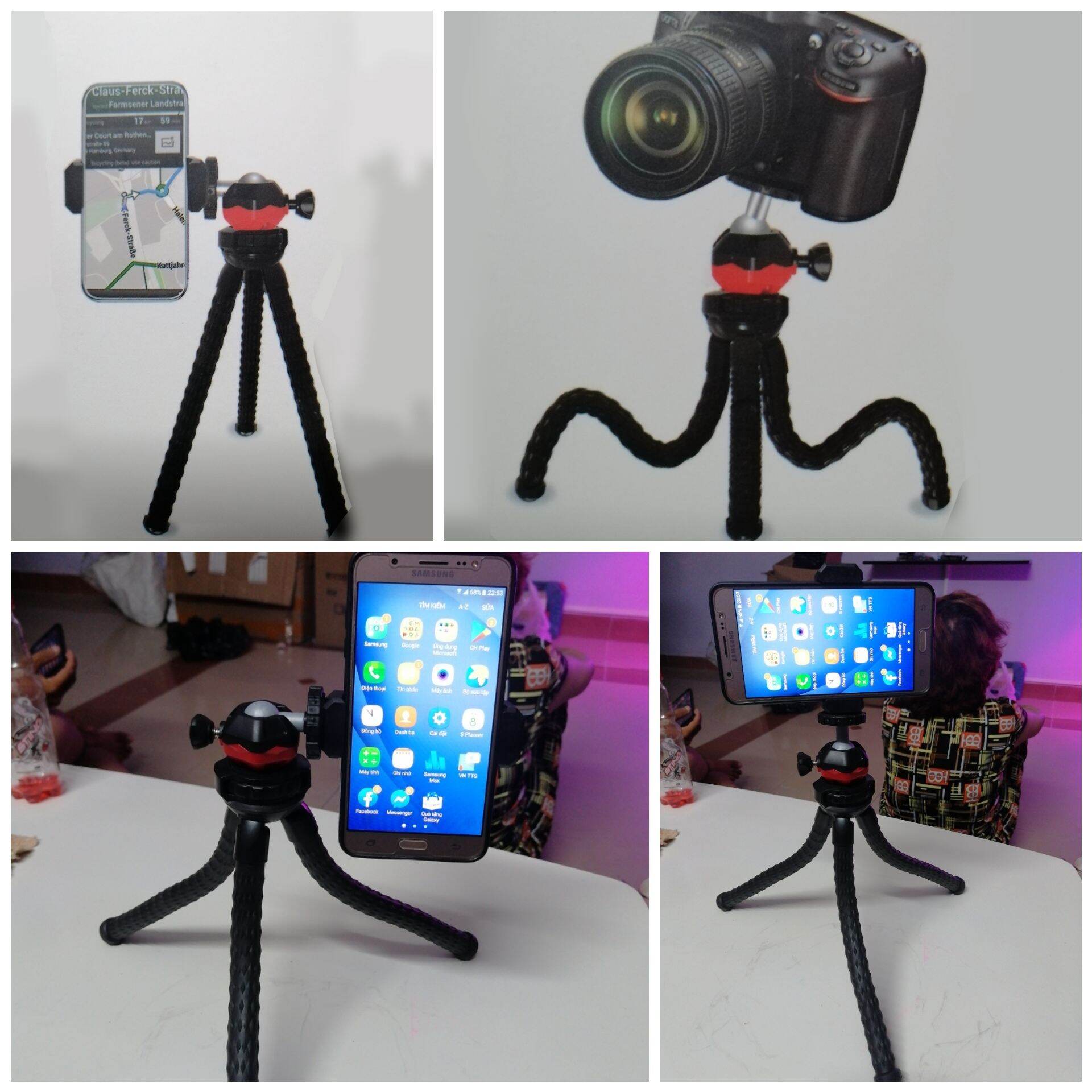 [HCM]chân Tripod bạch tuộc lớn EP9 cho điện thoại máy ảnh