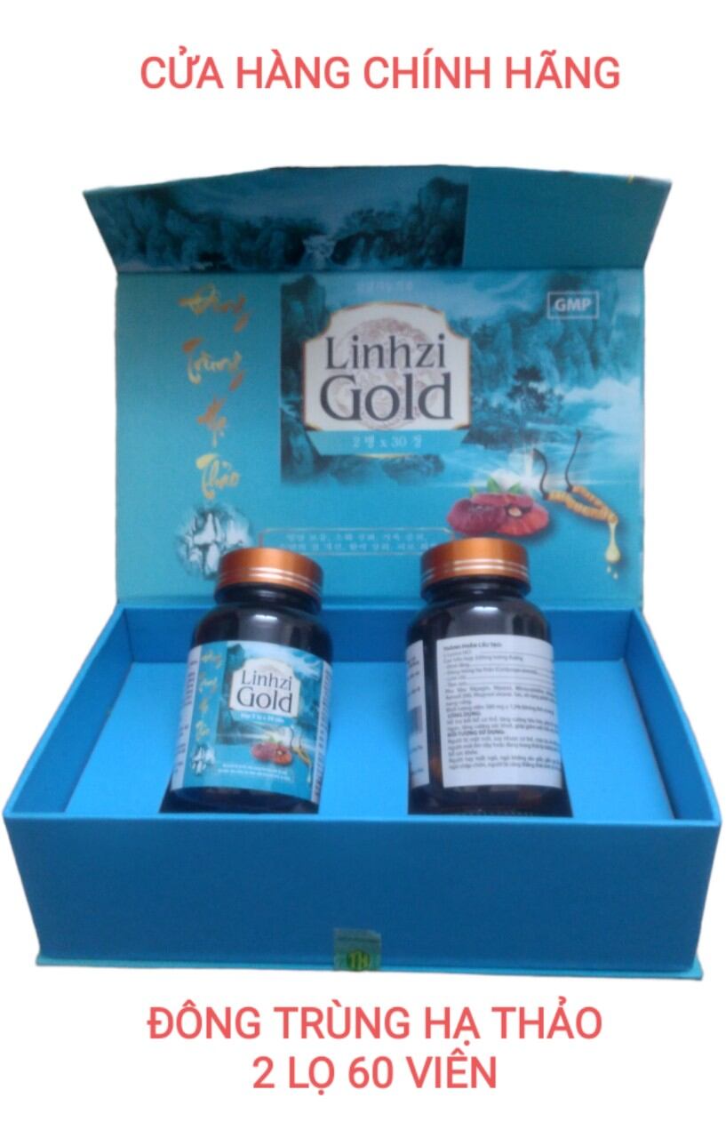 Viên uống đông trùng hạ thảo linhzi gold- giúp ăn ngon,ngủ tốt,bồi bổ cơ thể,giảm mệt mỏi,chống lão hóa