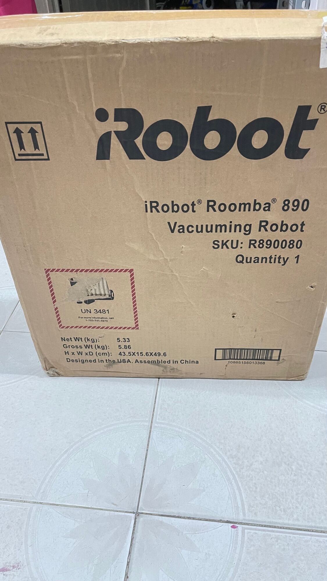 irobot roomba 890 hàng new chưa mở hộp,có app ,wifi,thông tin google roomba 890