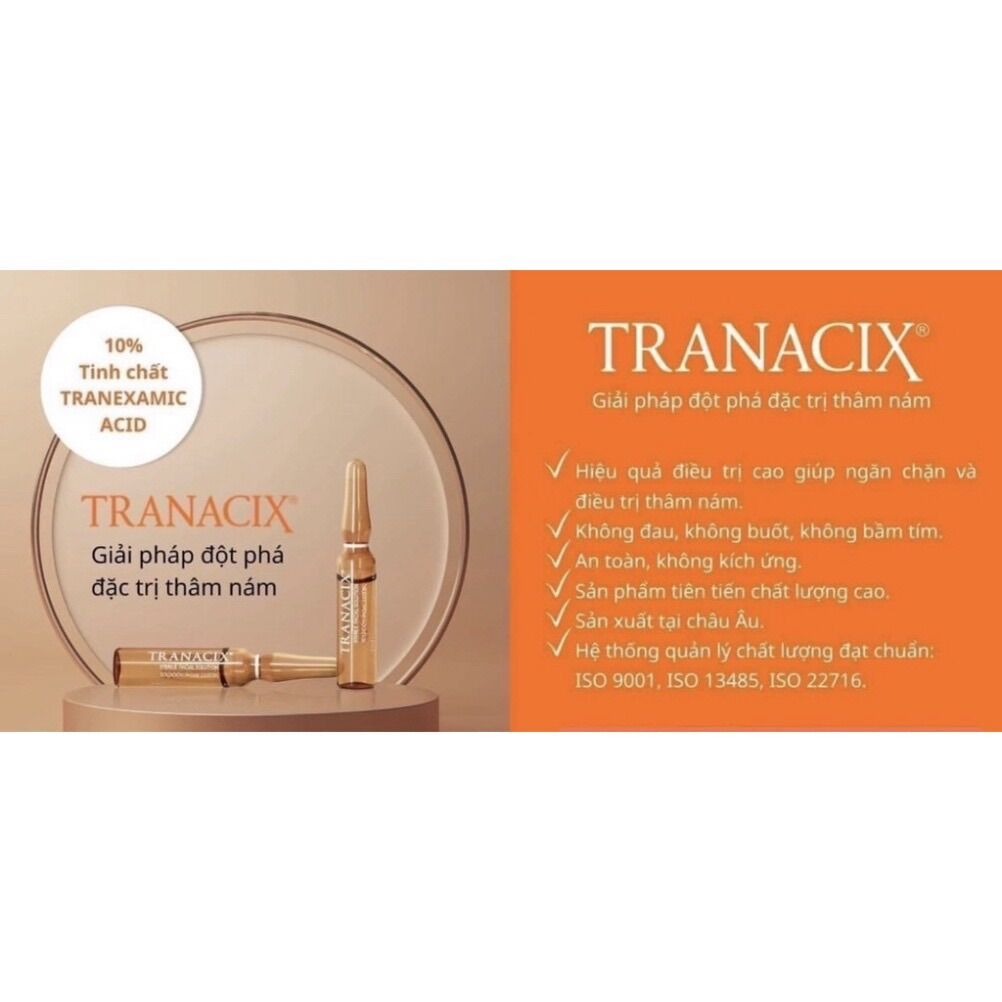 [Hàng Cty-Tách lẻ 1 ống 2ml]Tinh ChấtDưỡng Trắng Sáng Da TRANACIX