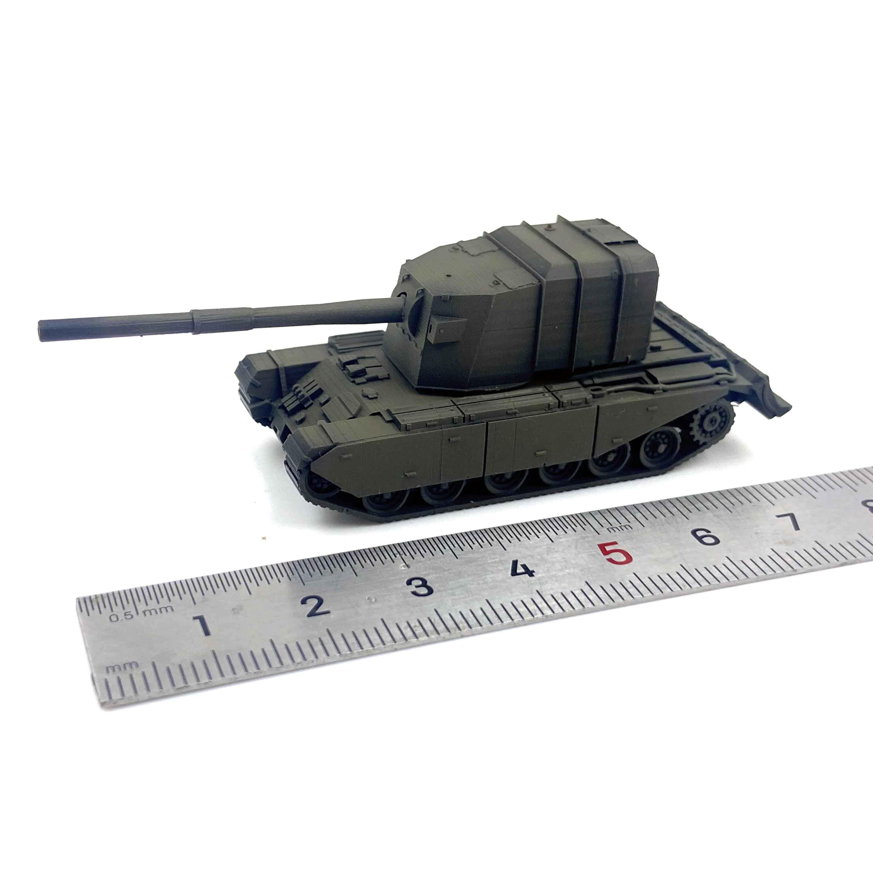 Mô Hình Xe Tăng Chính Chiến FV4005 1/144 Hoàn Chỉnh Trên Tay Trận Chiến Trên Bàn Đồ Chơi Hộp Trứng M