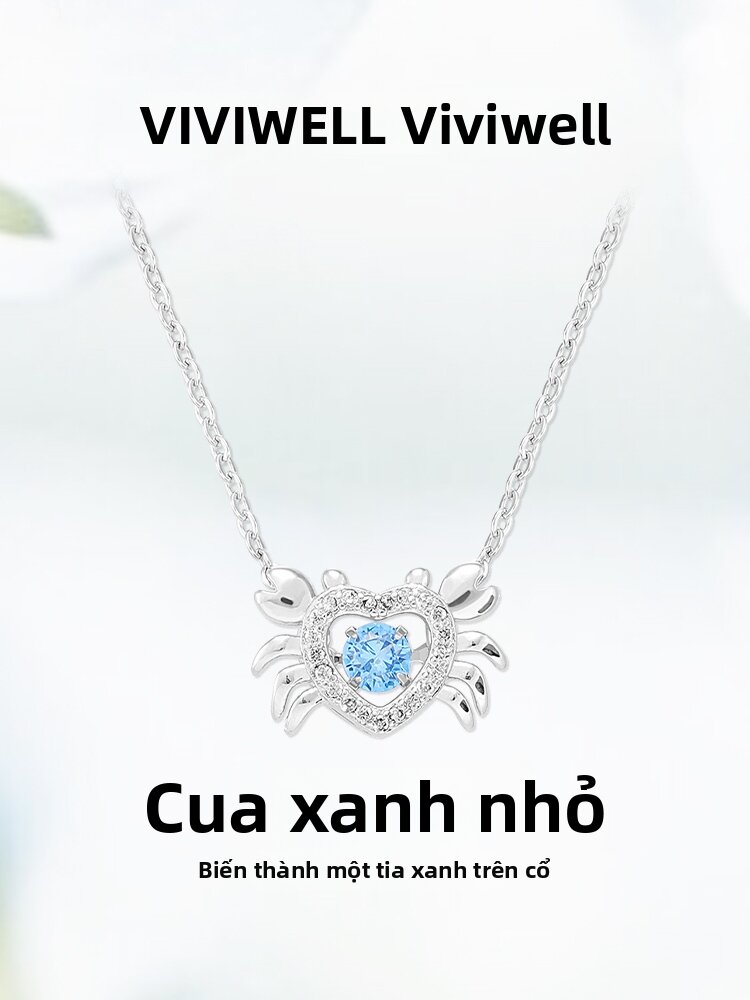 [Women's Elegant Design Blue Crab S925 Silver Necklace,Women's Elegant Design Blue Crab S925 Silver Necklace,] Giá 918,000 Đồng*Miễn phí vận chuyển