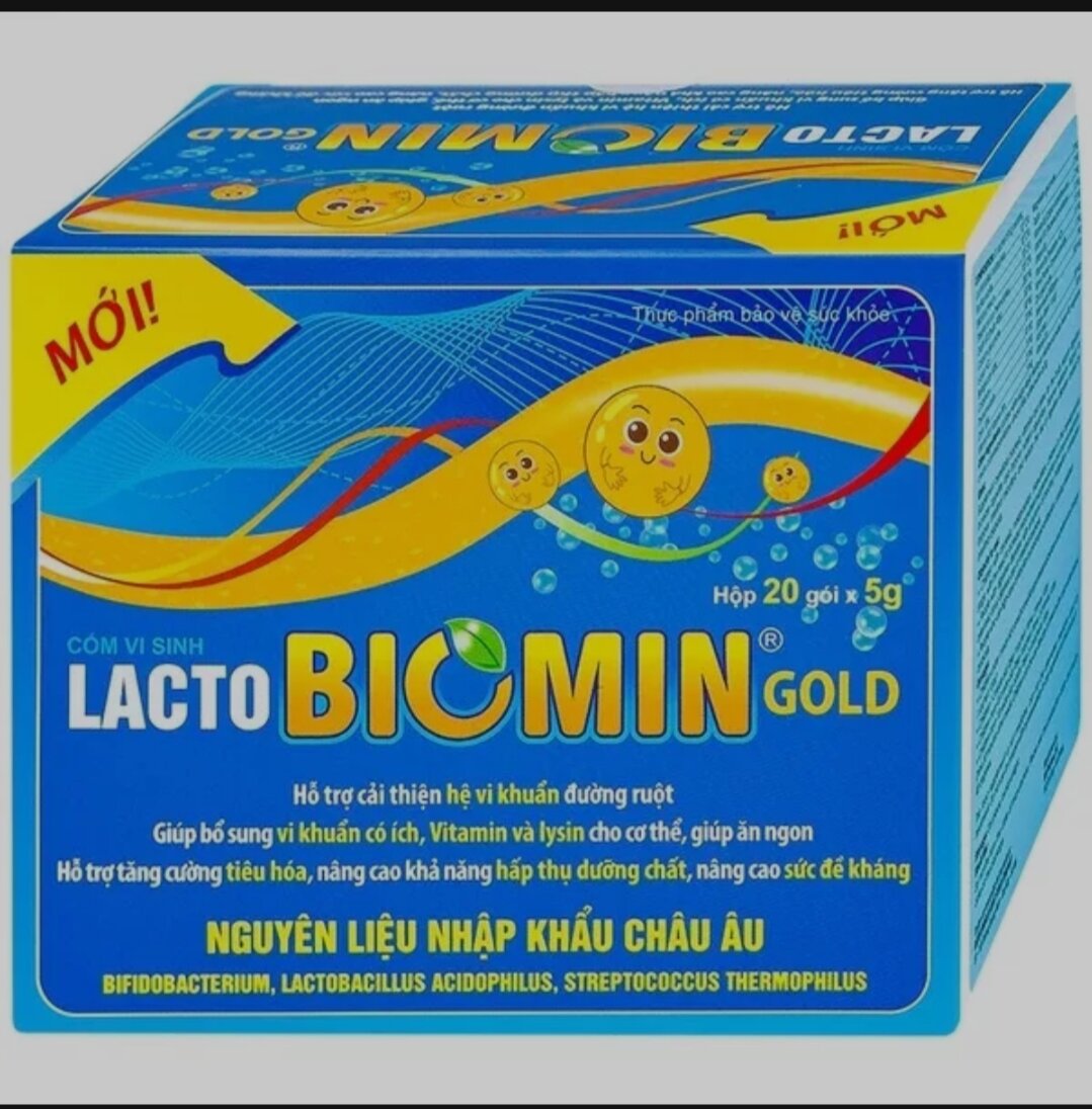 cốm vi sinh biomin cho trẻ em