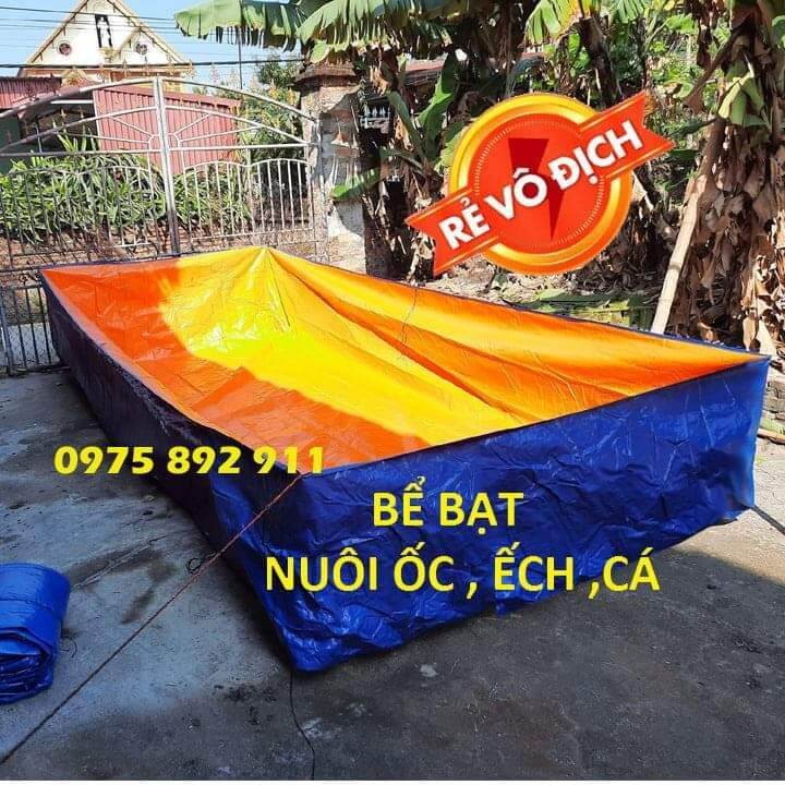 Bể bạt nuôi ốc , ếch , cá , lươn , chạch - 5x2x1 tú phương