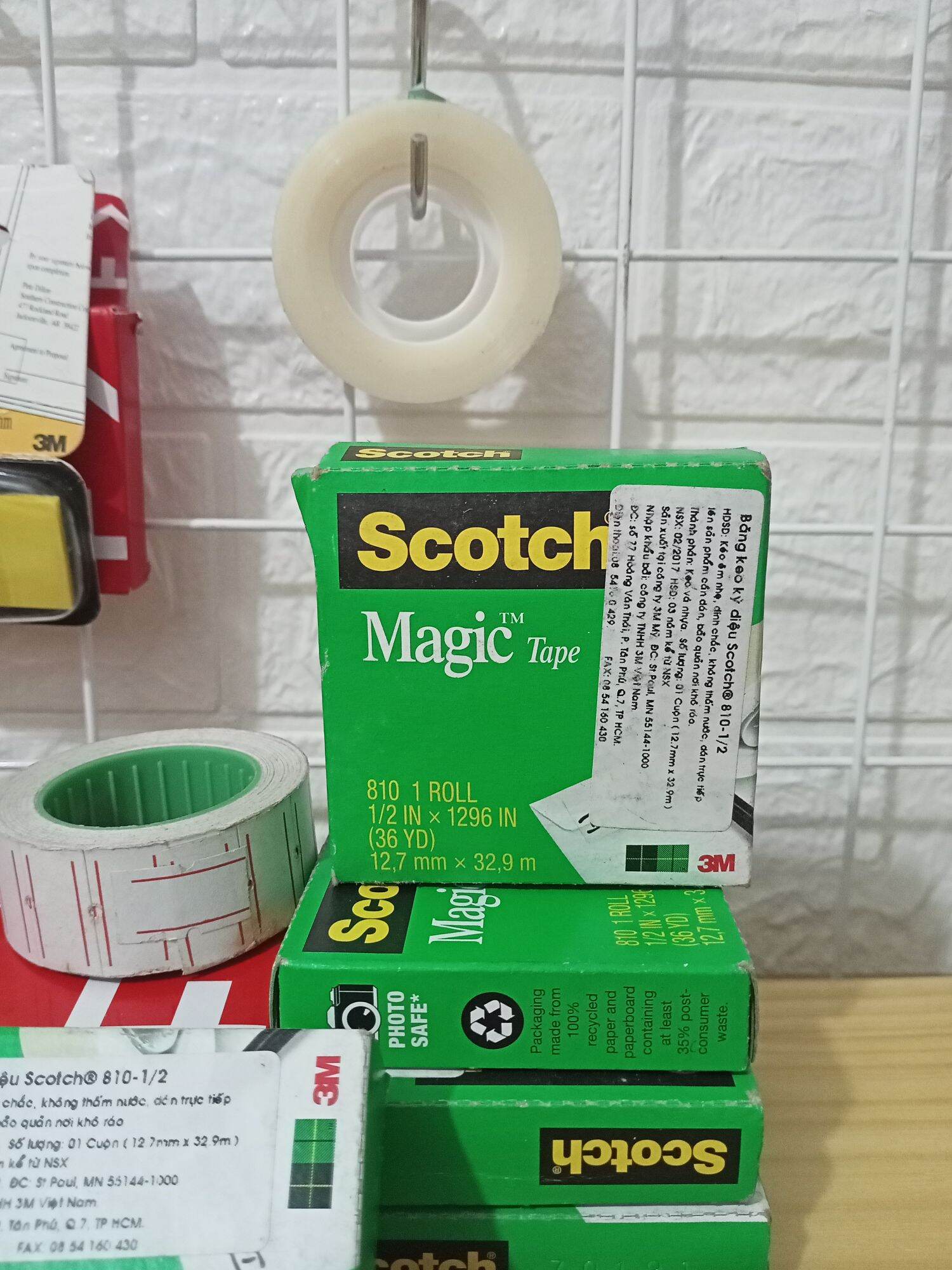 Băng keo hai mặt (3M siêu dính) hàng Scotch Nhật