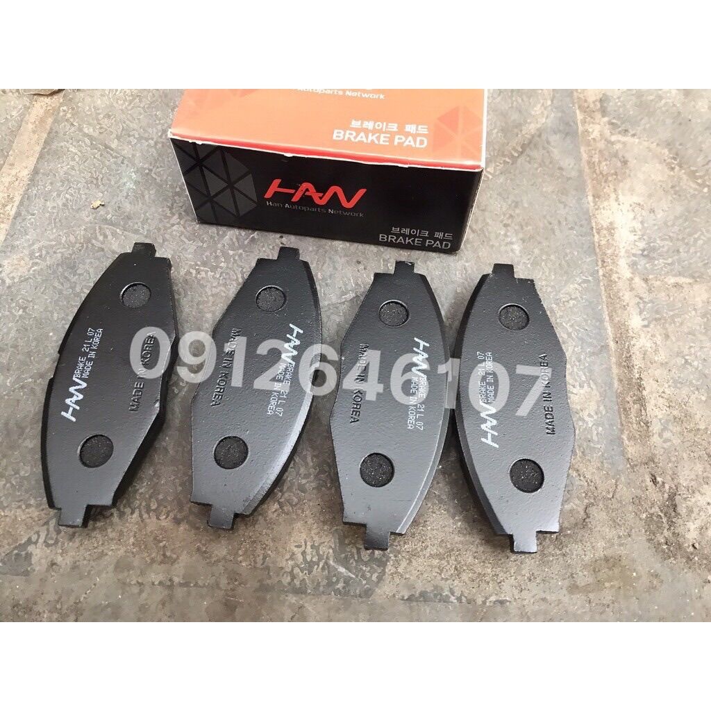 Bố thắng Matiz Spark, Má phanh Matiz Spark, Má phanh trước Matiz Spark, Má phanh sau Matiz Spark