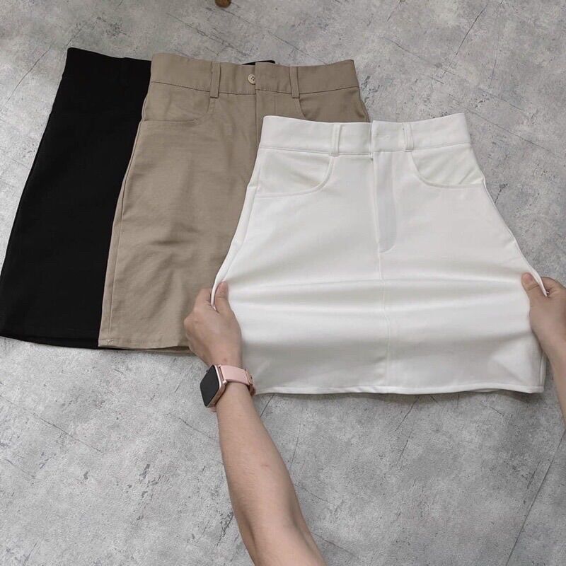 Chân Váy KaKi Chữ A M506