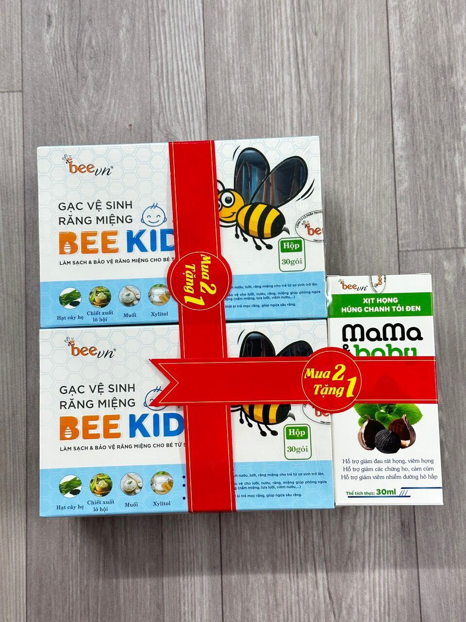 Gạc Rơ Lưỡi Bee Kids (hộp 30 chiếc siêu tiết kiệm)