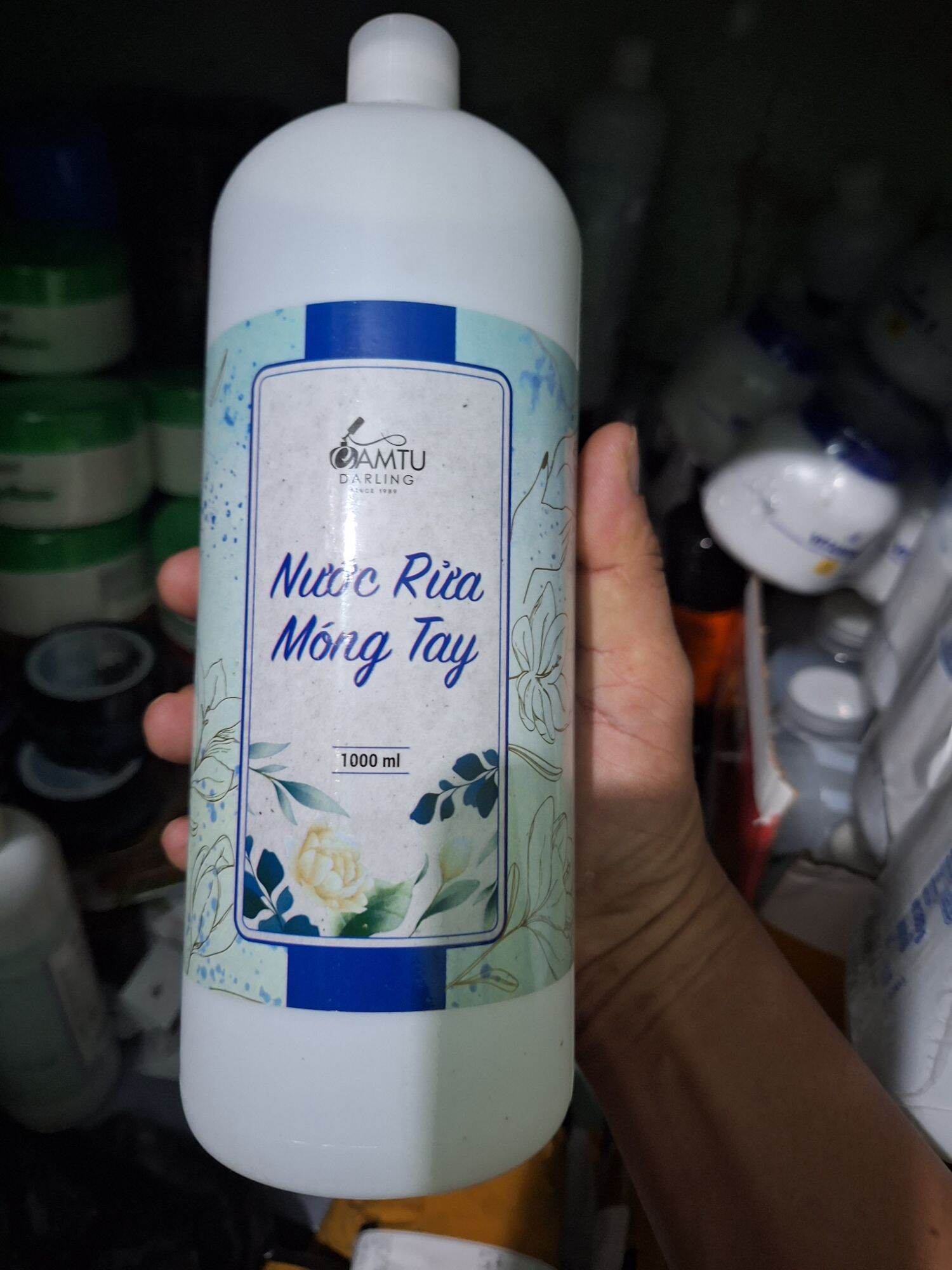 Nước rửa móng tay, móng chân  CẨM TÚ 500ml và  1000ml