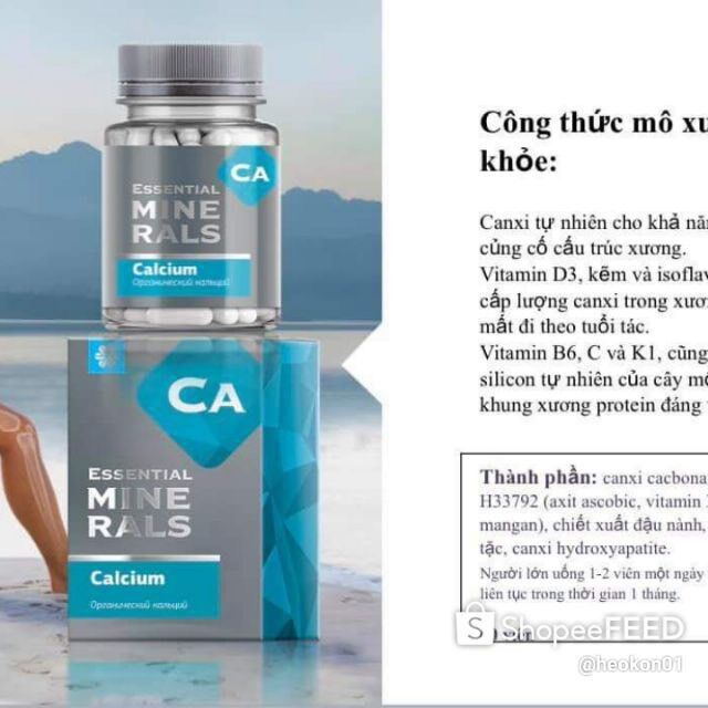 Canxi hữu cơ Siberian của Nga