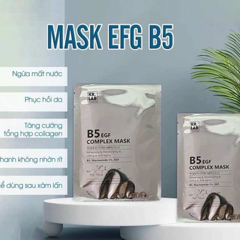 [Hàng Cty]Mặt Nạ Kr Lab B5 EGF Complex Mask Cấp Ẩm Phục Hồi Da Làm Dịu Da