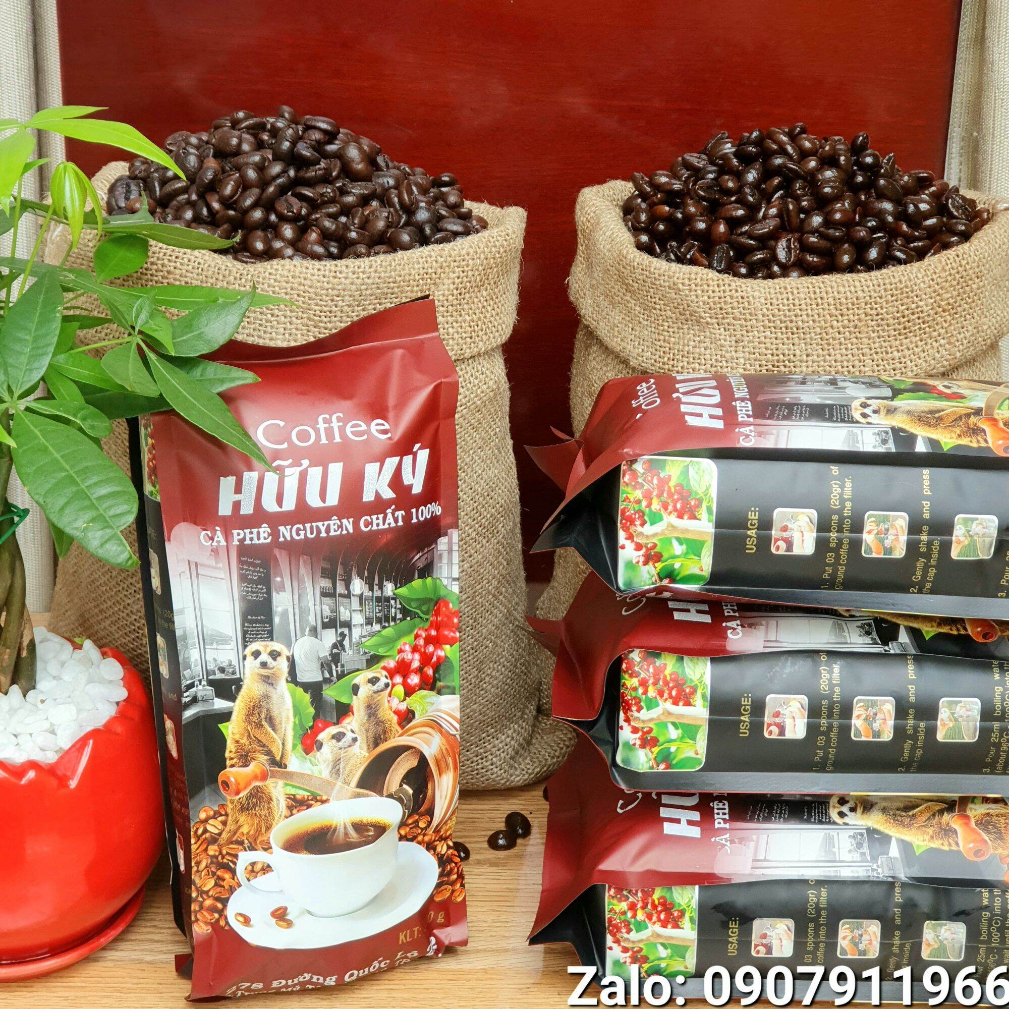Cà phê Arabica Robusta và Culi 500g - HUU KY Coffee & Tea
