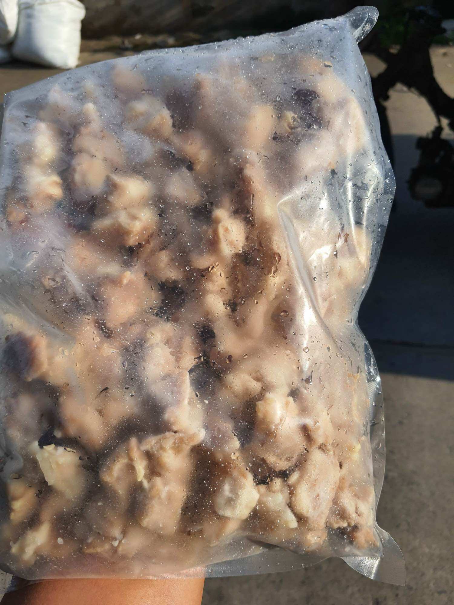 Ức gà hấp thịt gà cắt khối CP bịch 1kg (giao tphcm)