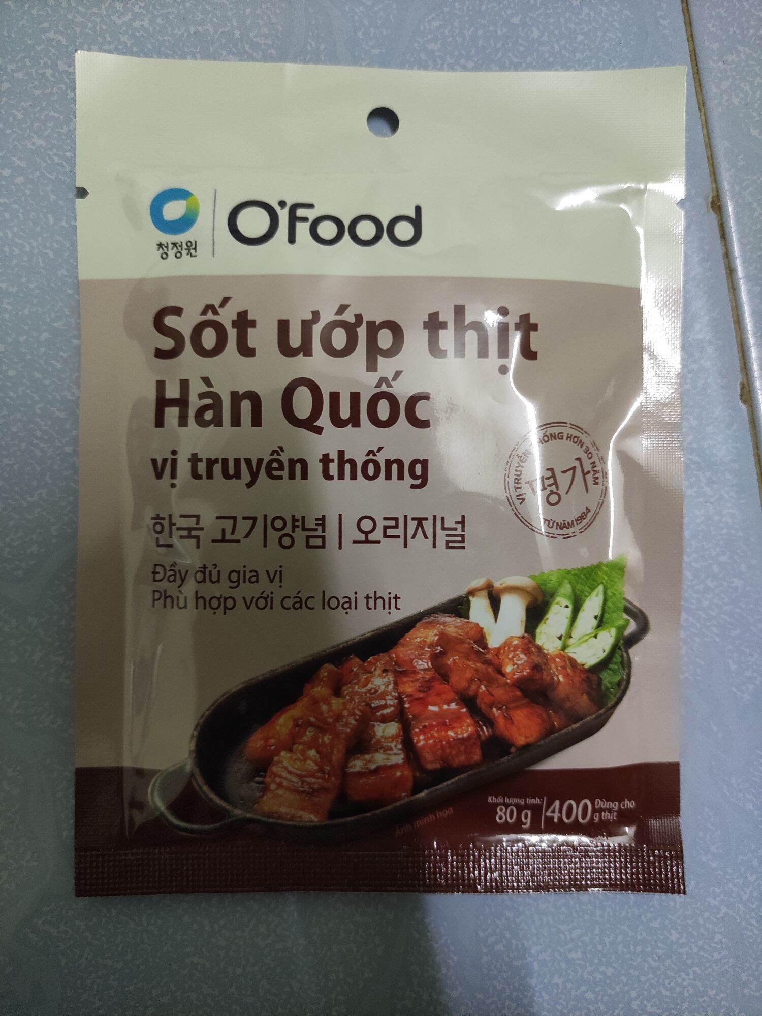 Combo 10 bịch Sốt ướp thịt Hàn Quốc vị truyền thống