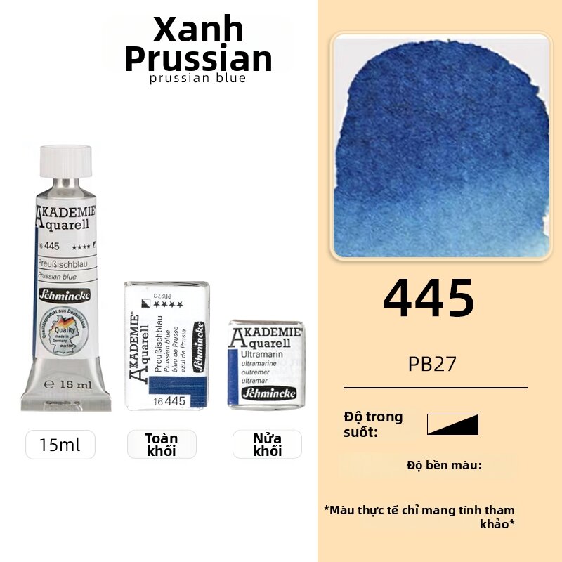 SCHMINCKE | Màu Nước Art Class 15ml