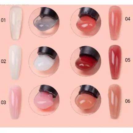 Gel gôm đắp móng tuýp lẻ đủ màu (HOT )