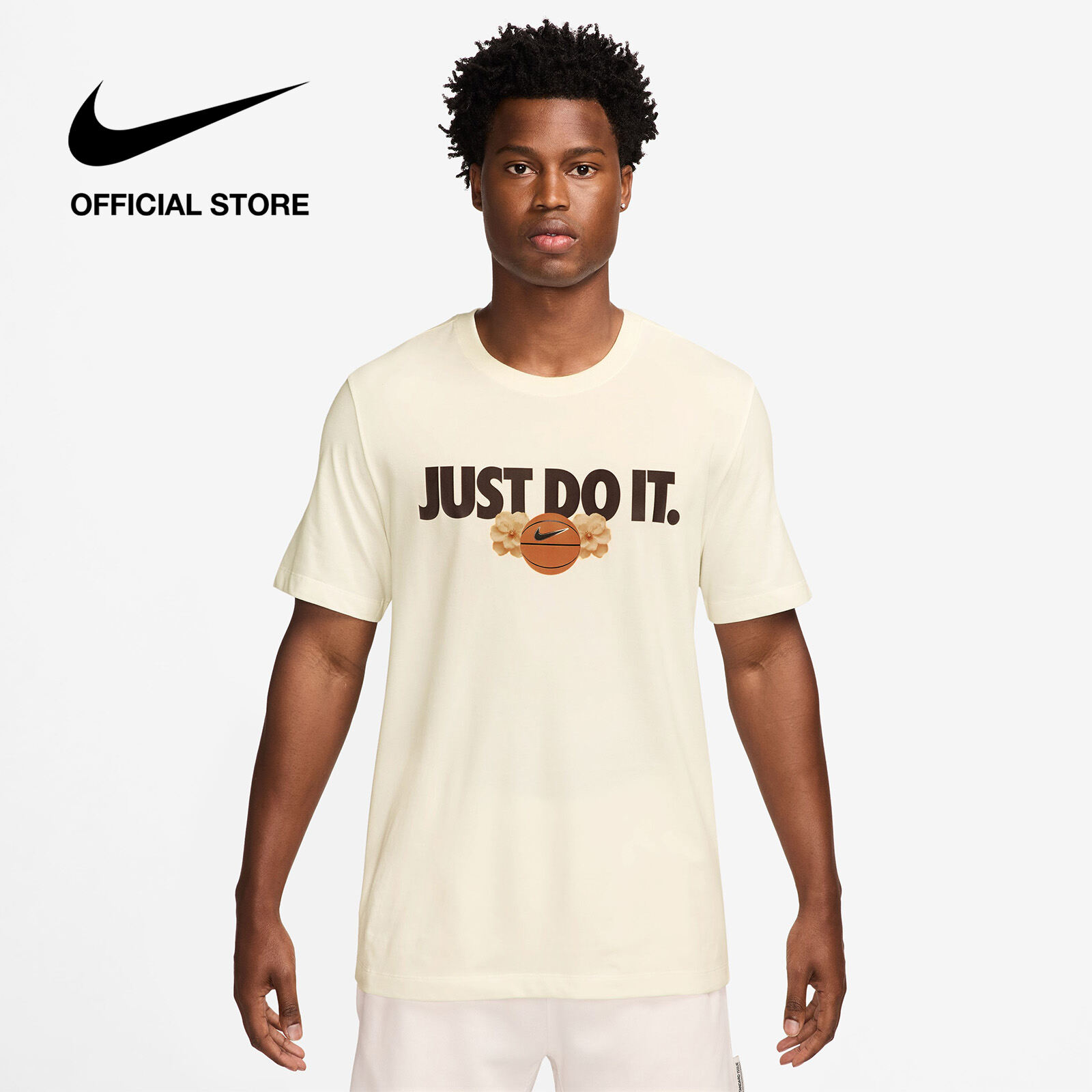 Áo thun nam Nike Dri-FIT Mens Basketball T-Shirt - Sail