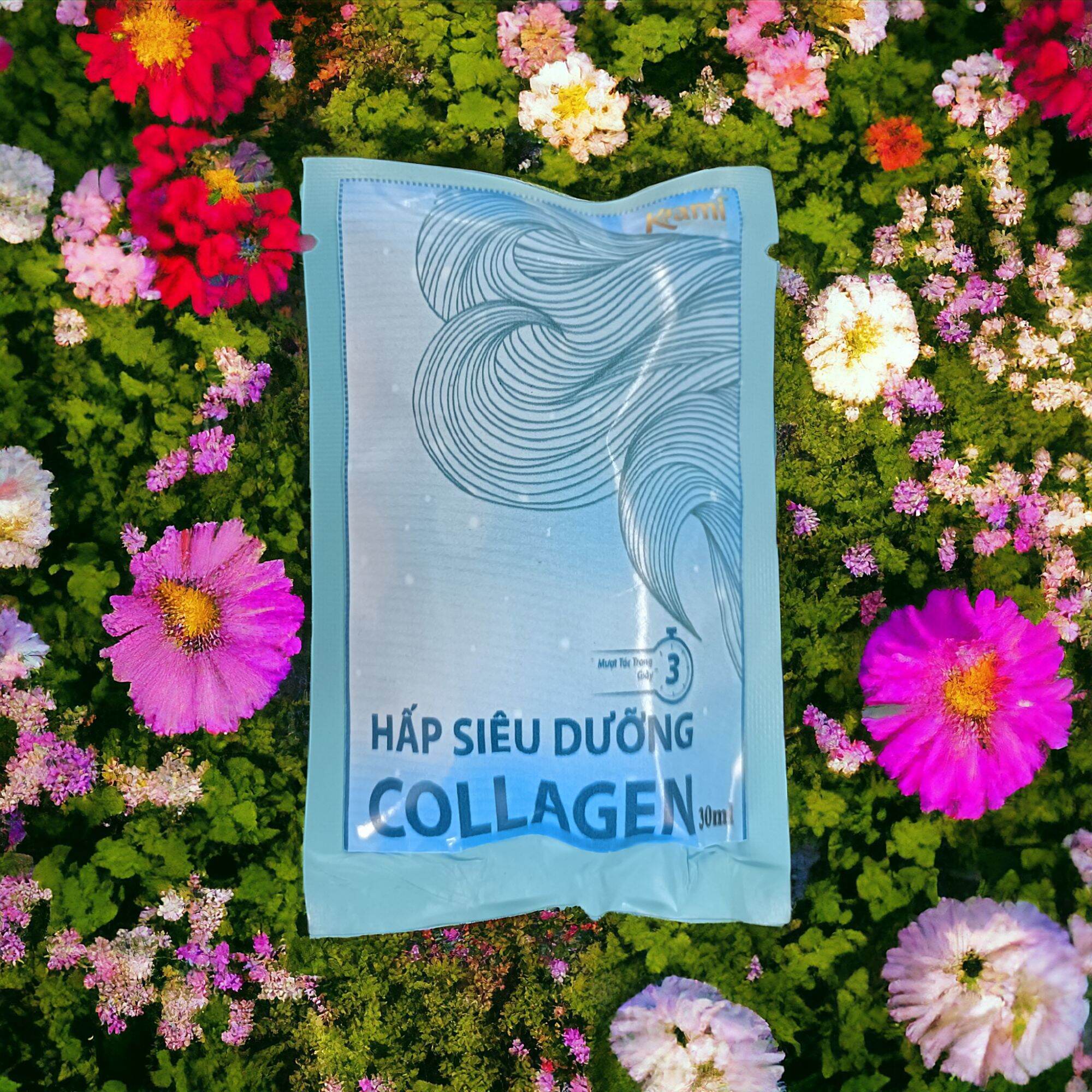 Gói Ủ phục hồi Tóc Collagen Kami 30ml