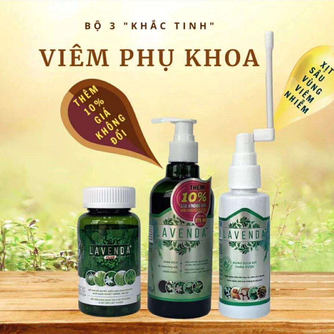 Combo 3 sp phụ khoa Lavenda