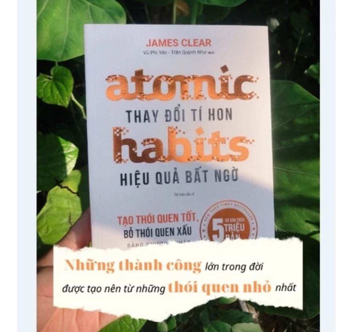 Atomic Habits – Thay Đổi Tí Hon Hiệu Quả Bất Ngờ (MacBook tặng kèm)