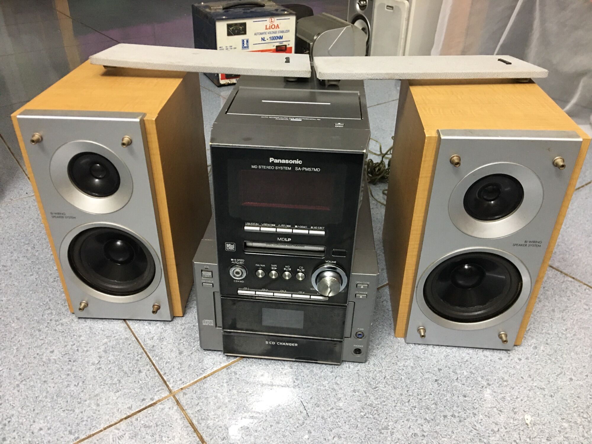 Bộ dàn panasonic nhật mini siêu đẹp và nhiều món. trọn