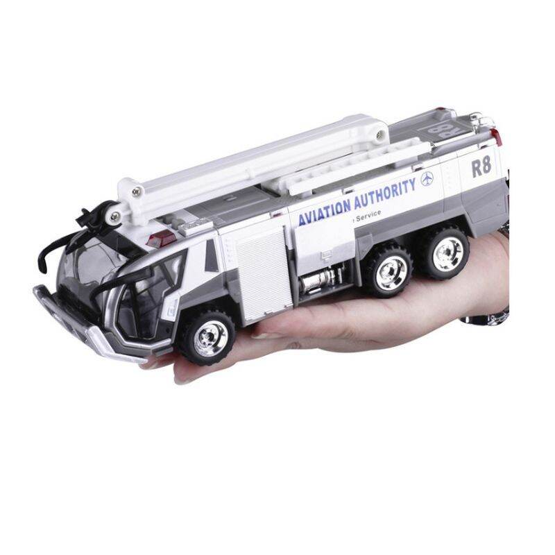 đồ chơi xe cứu hoả sân bay hợp kim
