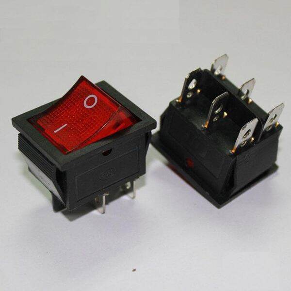 Công Tắc Bập Bênh 16A 250V KCD4 6 Chân 3 chân