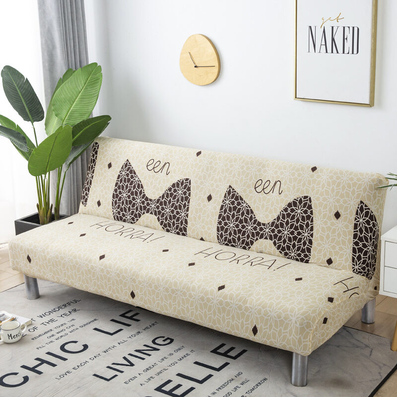 Bọc giường sofa gấp không có tay vịn vỏ sofa đơn giản bọc sofa bọc toàn bộ sofa bọc toàn bộ sofa bọc bốn mùa thông dụng