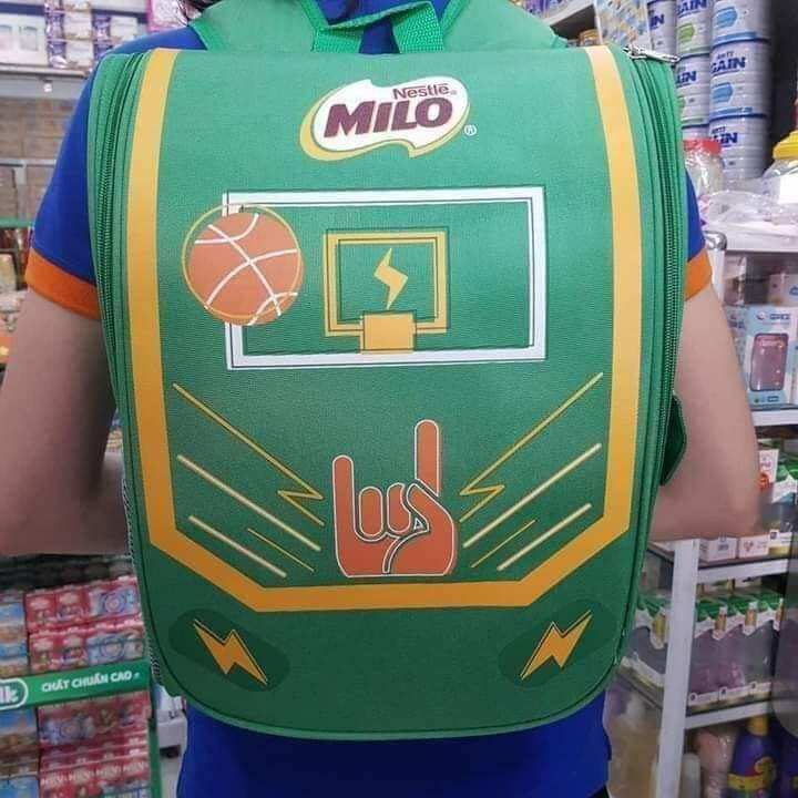 Balo Milo cho bé  . Hàng khuyến mãi của sữa MILO.