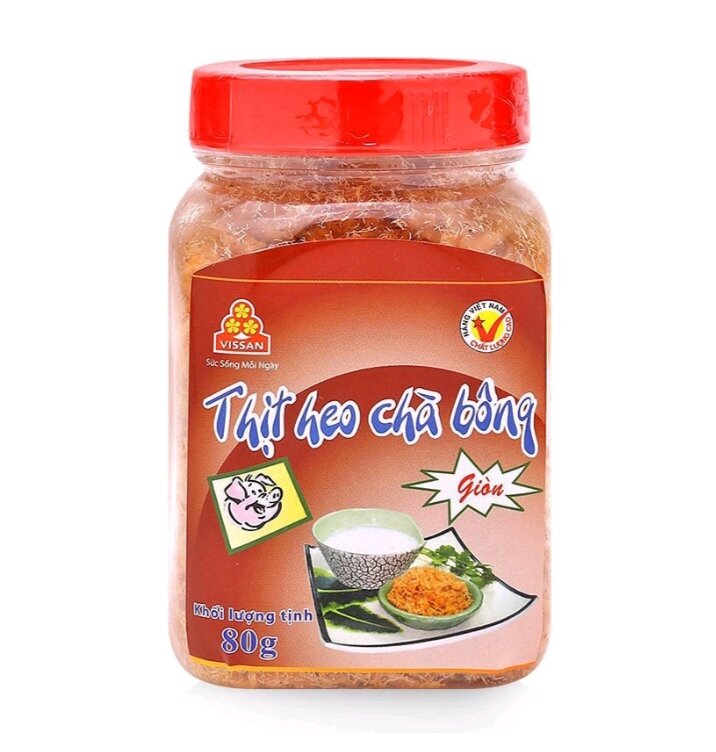 Thịt heo chà bông giòn hủ 80g vissan