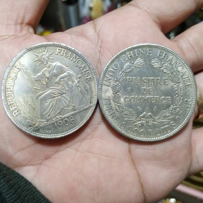 Đồng xu may mắn pháp 2.5cm và 4.5cm