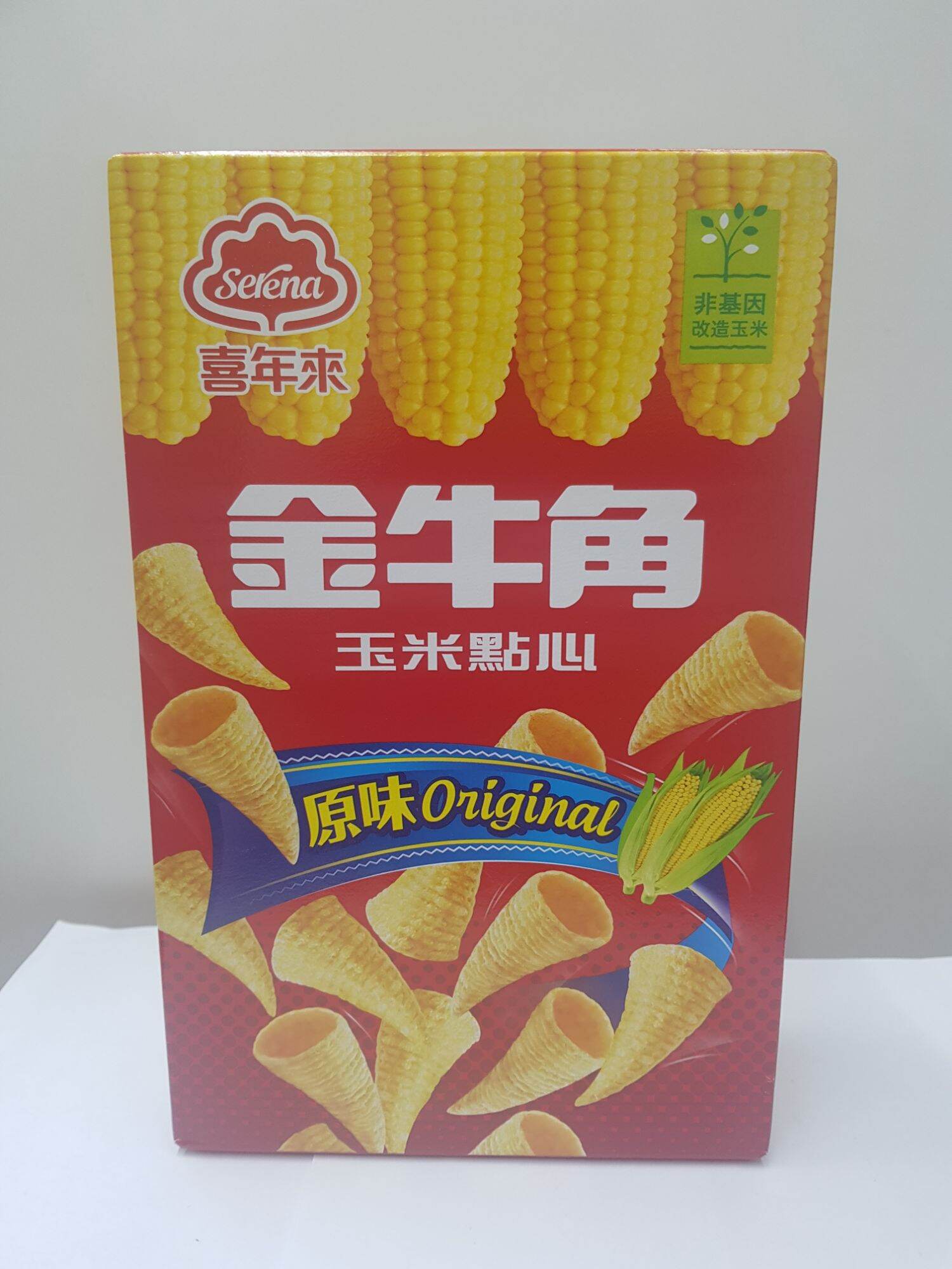 Bánh bắp sừng bò nguyên vị- 喜年來金牛角原味-60g