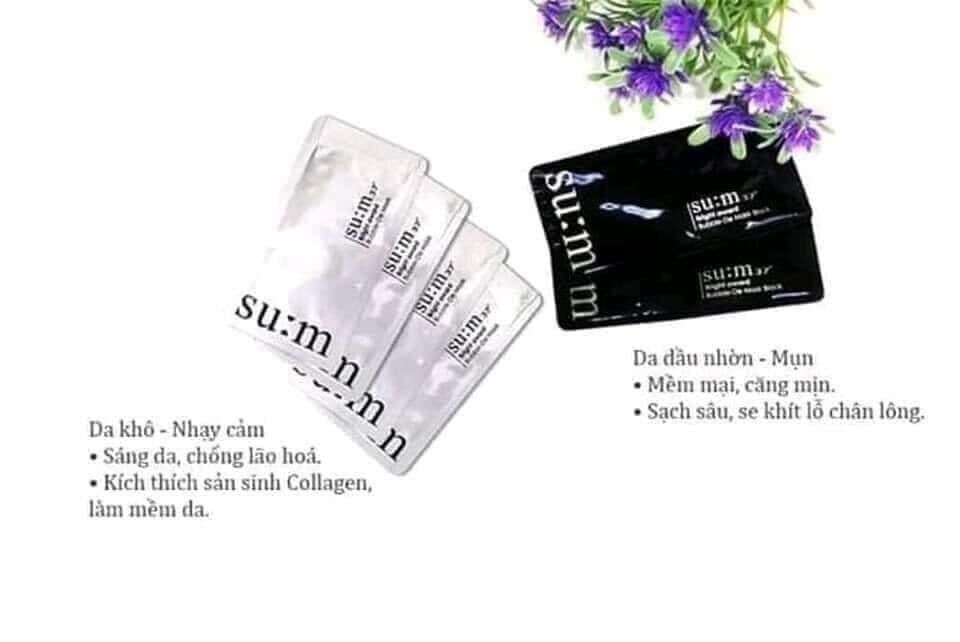 MẶT NẠ SỦI BỌT THẢI ĐỘC SUM37 HÀN QUỐC 1GÓI