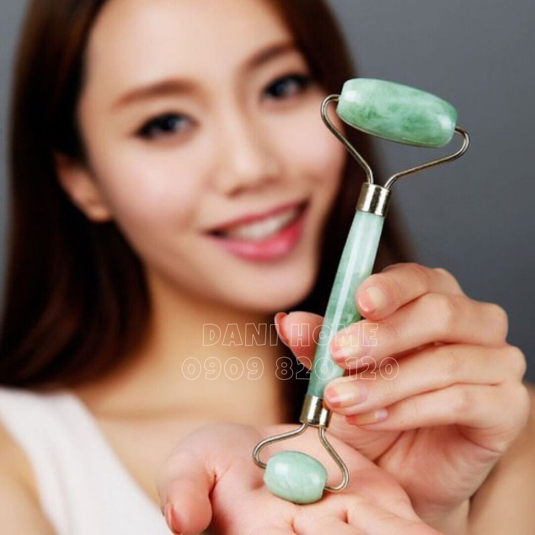 CÂY LĂN MASSAGE MẶT 02 ĐẦU BẰNG ĐÁ CẨM THẠCH