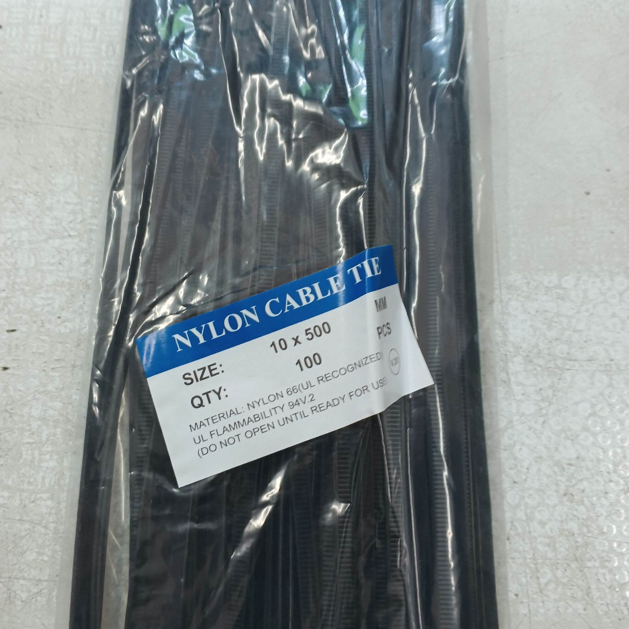 Dây rút nhựa trắng đen