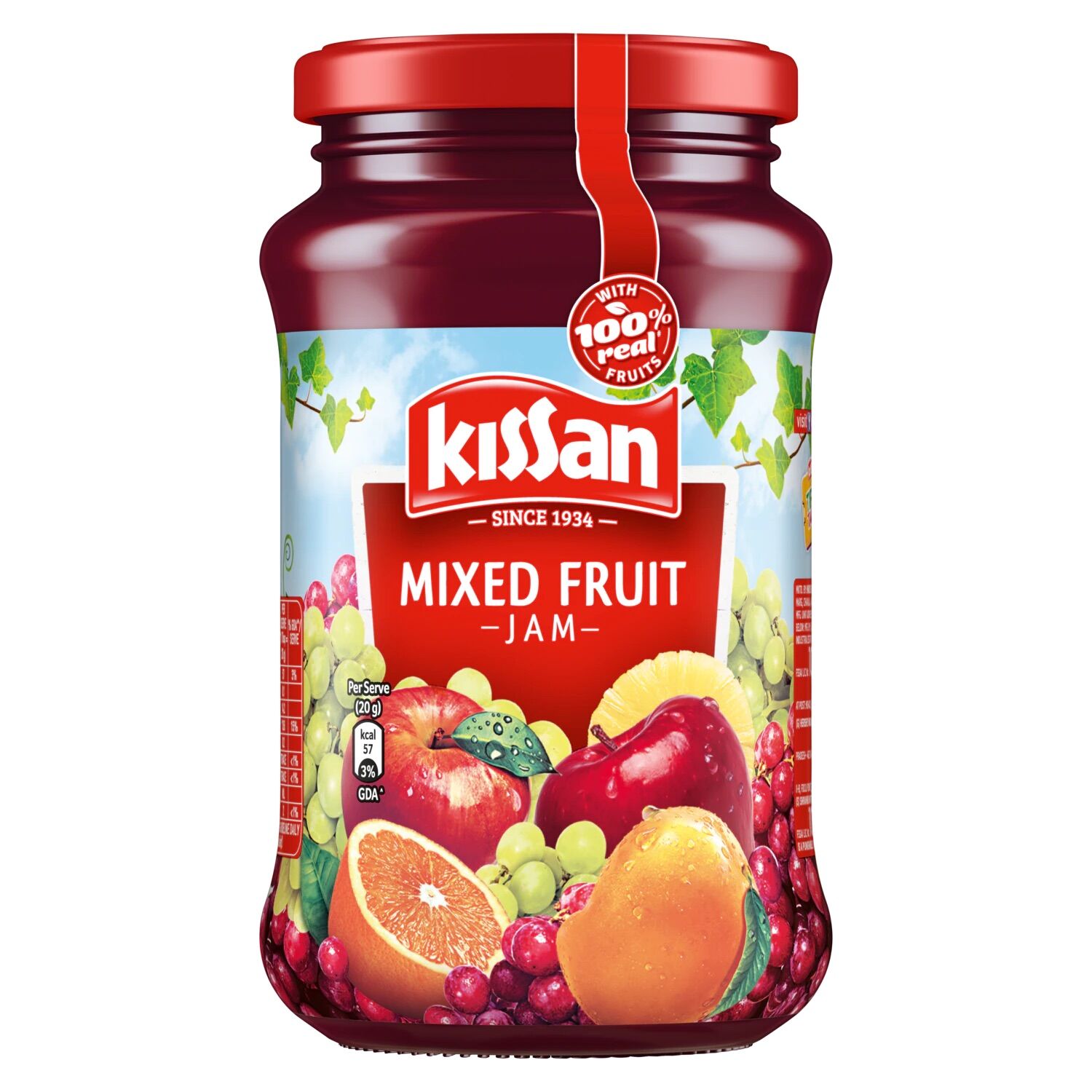 Kissan Mixed Fruit jam - Mứt hoa quả Ấn Độ (90g)